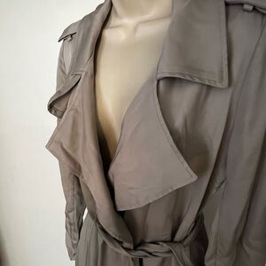 Bagatelle Women's Gray Trench Coat